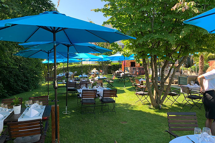 Restaurant Bienengarten - unser Garten